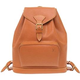 Louis Vuitton-Louis Vuitton Montsouris GM Epi Backpack-Golden