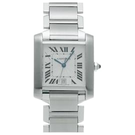Cartier-Cartier Tank Francaise LM W51002Q3 Men's Automatic Wristwatch-Other