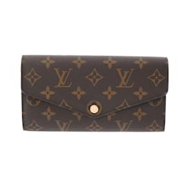 Louis Vuitton-Louis Vuitton Monogram Portefeuille Sarah Long Wallet-Brown