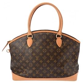 Louis Vuitton-Louis Vuitton Lockit Horizontal Handbag-Brown