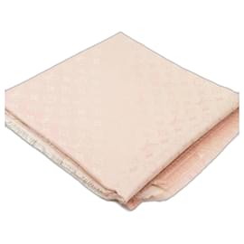 Louis Vuitton-rare Louis Vuitton shawl in silk and viscose-Pink