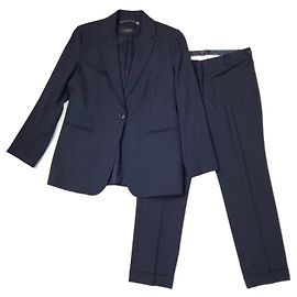 Max Mara dark blue suit pants Blue