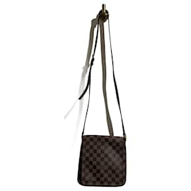 Louis Vuitton-LOUIS VUITTON Handbags T.  Cloth-Brown