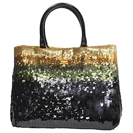 Prada- Prada Ombre Sequined Tote Bag in Multicolor Sequin-Multiple colors