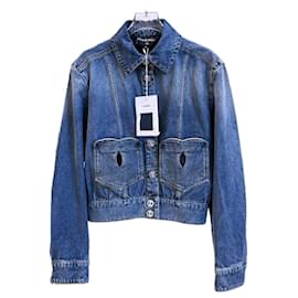 Chanel-New 2024 Spring New CC Heart Denim Jacket-Blue
