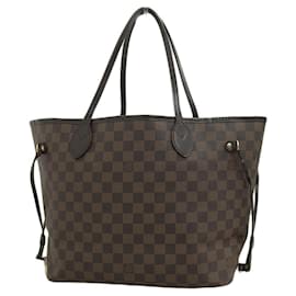 Louis Vuitton-Louis Vuitton Damier Neverfull MM Tote Bag-Brown