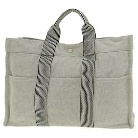 Hermès-Hermes New Fourre-Tout MM Tote Bag-Grey