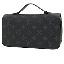 Louis Vuitton-Louis Vuitton Monogram Eclipse Zippy XL Wallet-Black
