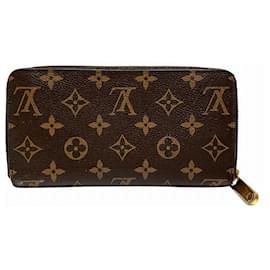 Louis Vuitton-Louis Vuitton Monogram Zippy Wallet M42616-Brown