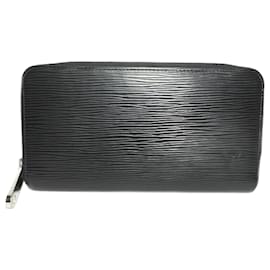 Louis Vuitton-Louis Vuitton Epi Leather Zippy Wallet M61857-Black