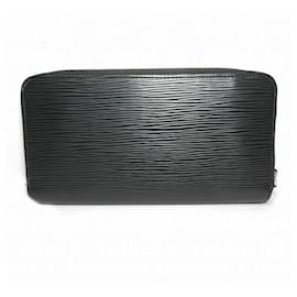 Louis Vuitton-Louis Vuitton Epi Leather Zippy Wallet M61857-Black