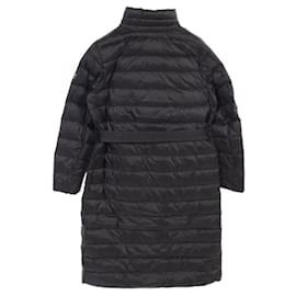 Ralph Lauren-Lauren Ralph Lauren Belted Down Trench Coat Nylon Outerwear-Black