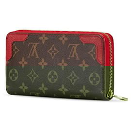 Louis Vuitton-Louis Vuitton Monogram Zippy Wallet Retiro Brown-Brown