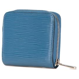 Louis Vuitton-Louis Vuitton Epi Zippy Coin Purse M60384-Blue