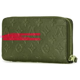 Louis Vuitton-Louis Vuitton Monogram Zippy Wallet M63691-Red