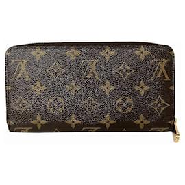 Louis Vuitton-Louis Vuitton Monogram Zippy Wallet M60017-Brown