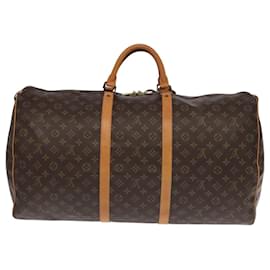 Louis Vuitton-LOUIS VUITTON Monogram Keepall 60 Boston Bag M41422 LV Auth 104650-Monogram