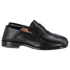 Maison Martin Margiela Mocassins Tabi em couro preto da Maison Margiela Preto