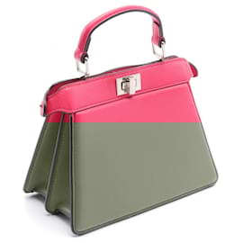 Fendi-Fendi Peekaboo ISeeU Leather Handbag-Pink