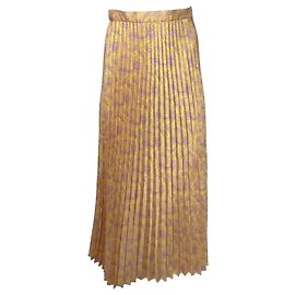 Faltenrock Misi Sandro aus gelbem Polyester Andere