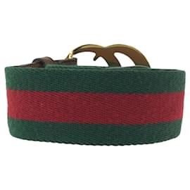 Gucci-Fivela de cinto de couro GG Marmont da Gucci-Marrom