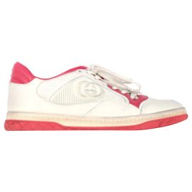 Gucci MAC80 Sneakers in Red Leather Red