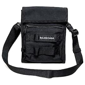 Balenciaga-Balenciaga Small Pouch Crossbody Bag 781664-Black