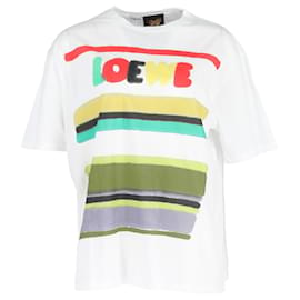 Loewe-Loewe Printed Jersey T-Shirt in White Cotton-Other
