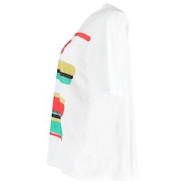Loewe-Loewe Printed Jersey T-Shirt in White Cotton-Other