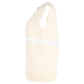 Jil Sander-Jil Sander Knit Layered Sweater Vest in Yellow Wool-Other