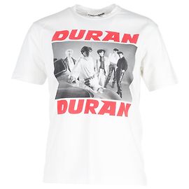 Camiseta de algodón blanca Junya Watanabe Duran Duran Otro
