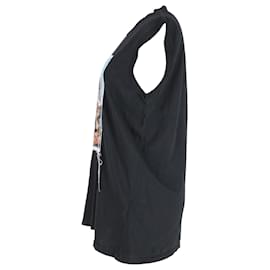 Maison Martin Margiela-Maison Margiela Cowboy-Print Tank Top In Black Cotton-Other