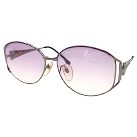 Yves Saint Laurent-Yves Saint Laurent Vintage Metal Sunglasses-Purple