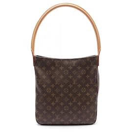 Louis Vuitton-Louis Vuitton Looping GM Monogram Shoulder Bag M51145-Brown