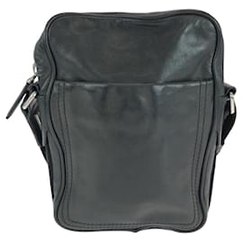 Bally-Bally Leather Stripe Shoulder Bag TABELLO SM-Black