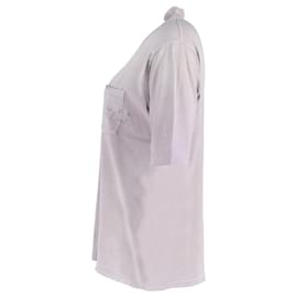 Maison Martin Margiela-Maison Margiela Handwritten Logo T-shirt in Purple Cotton-Other
