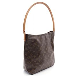Louis Vuitton-Louis Vuitton Looping GM Monogram Shoulder Bag M51145-Brown