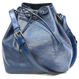 Louis Vuitton-Louis Vuitton Epi Petit Noe Shoulder Bag-Blue