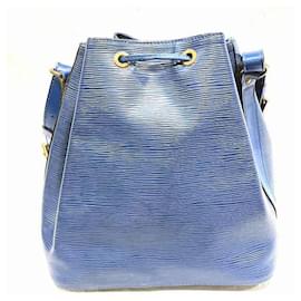 Louis Vuitton-Louis Vuitton Epi Petit Noe Shoulder Bag-Blue