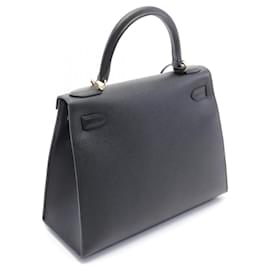 Hermès-Hermes Kelly 28 Handbag Black-Black