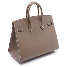 Hermès-Hermes Birkin Sellier 25 Handbag Brown-Brown