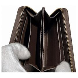 Louis Vuitton-Louis Vuitton Damier Zippy Coin Purse-Brown