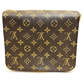 Louis Vuitton-Louis Vuitton Monogram Cartouchiere 22 Bag-Brown