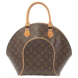 Louis Vuitton-Louis Vuitton Ellipse MM Monogram Handbag-Brown