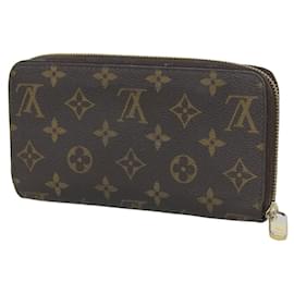 Louis Vuitton-Louis Vuitton Monogram Zippy Wallet M60017-Brown