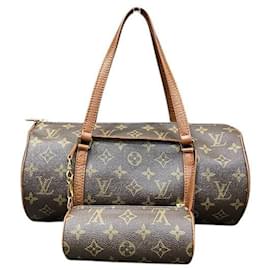 Louis Vuitton-Louis Vuitton Monogram Papillon 30 Handbag M51365-Brown