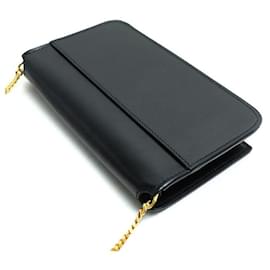 Yves Saint Laurent-Yves Saint Laurent Cassandra Phone Holder Bag-Black