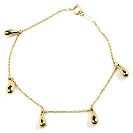 Tiffany & Co-Pulseira em forma de gota de ouro amarelo K18YG da Tiffany & Co-Dourado,Metálico