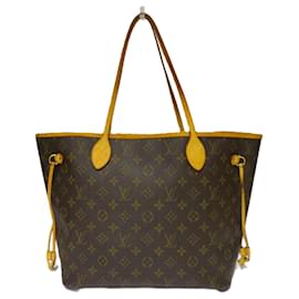 Louis Vuitton-Louis Vuitton Neverfull MM Tote Bag-Brown