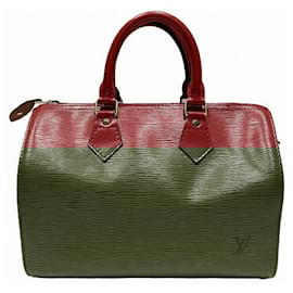 Louis Vuitton-Louis Vuitton Epi Speedy 25 Handbag-Red